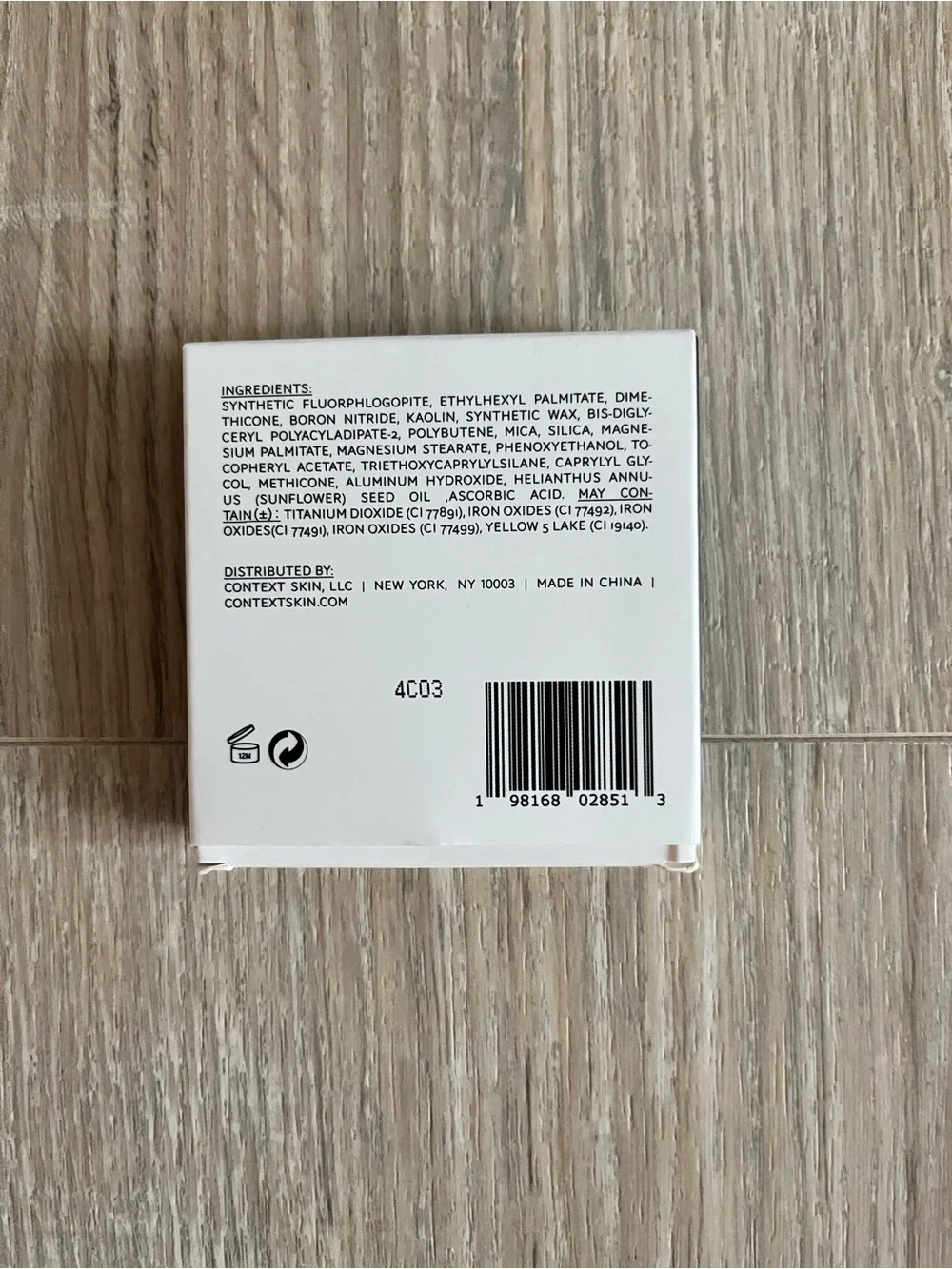 NIB Context Matte Bronzer (Undisputed) Full Size 7.5g 0.3oz Face Powder